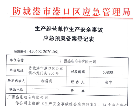 长春胡涛房地产中介服务有限公司应急预案备案表公示
